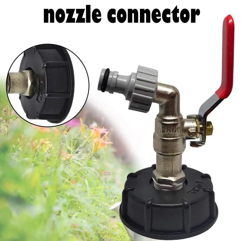 

1/2 Inch Brass Thread Water Tap Lockable Faucet Garden Water Replacement Hose Lock Connector Tank Tool with Faucet R2R4