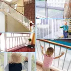 Прочная защитная сетка для детей, многоцелевой баннер, защитная сетка для ограждения, мелкая сетка для балкона, лестницы, REME889