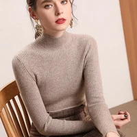 bonjean knitted female jumper autumn winter tops pullovers casual sweaters women shirt long sleeve slim tight sweater girls