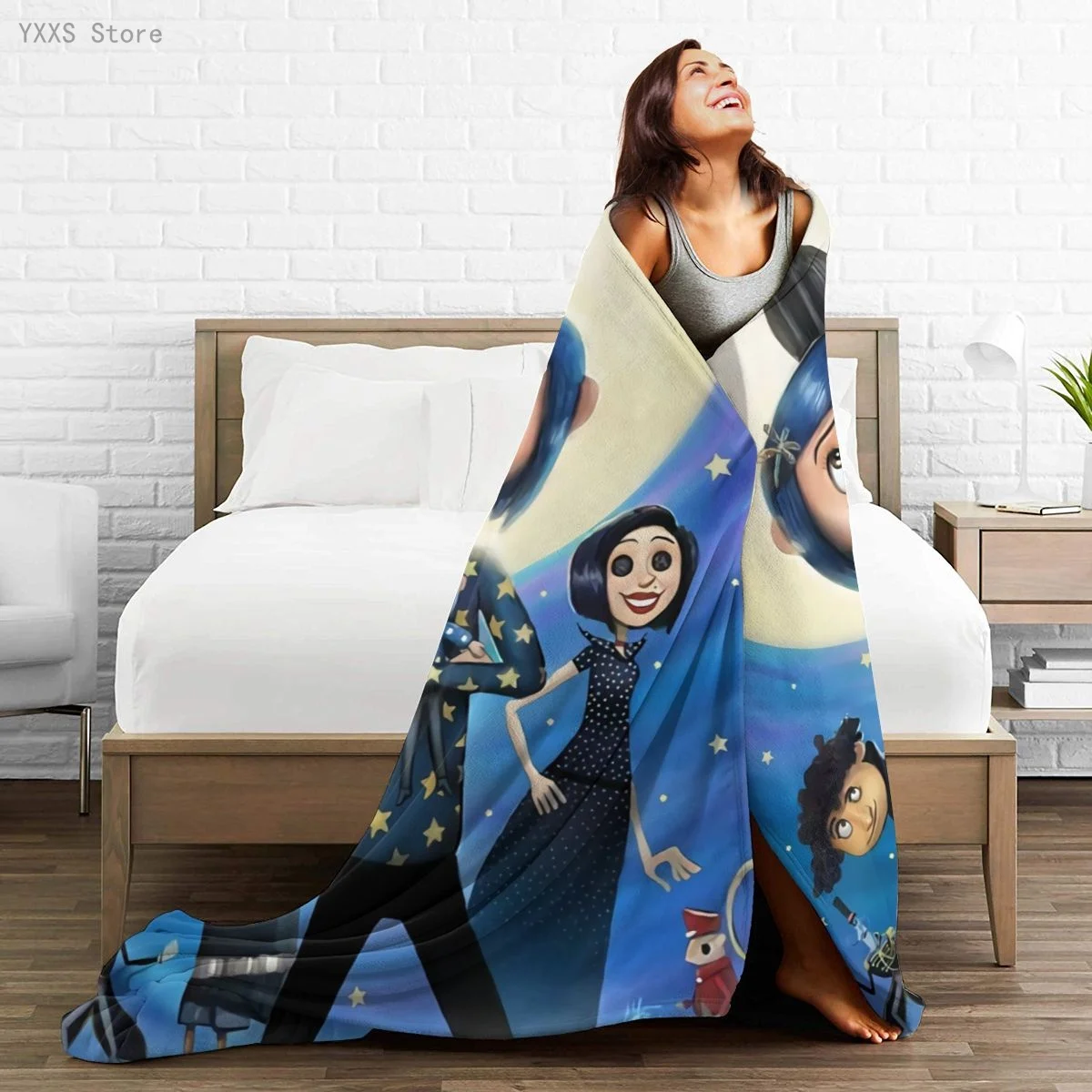 

Anime 3D printed Ultra-Soft Micro Fleece Blanket flannel throw Sherpa bedspread bedding sofa picnic fur soft blanket 300337176