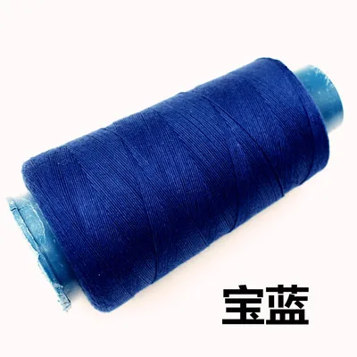 Dark Blue 20 S/3 высокоскоростная катушка многоцветная швейная нить 1400Y промышленная швейная нить для машины, используется: плотная ткань/Деним/джинсы/холст - Цвет: Dark Blue