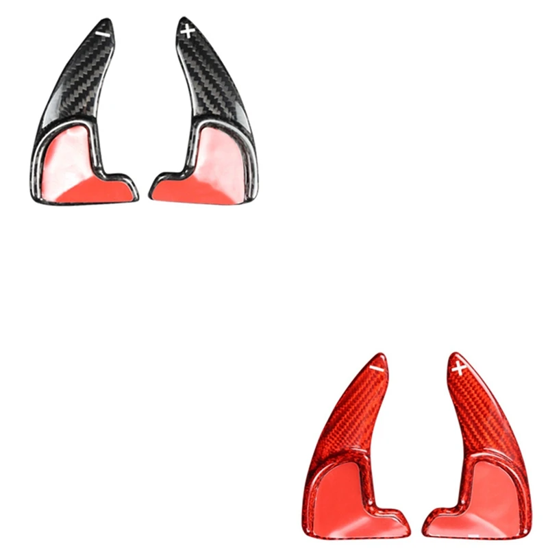 

Carbon Fiber Car Steering Wheel Paddle Shifter Cover for Dodge Challenger 2015-2020