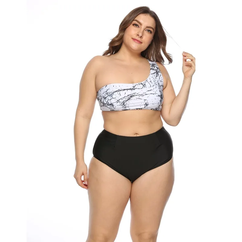 2020 бразильские бикини размера плюс 4XL купальник с высокой талией женский пуш-ап