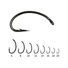 Крючок рыболовный с изогнутым хвостовиком, 50 шт.