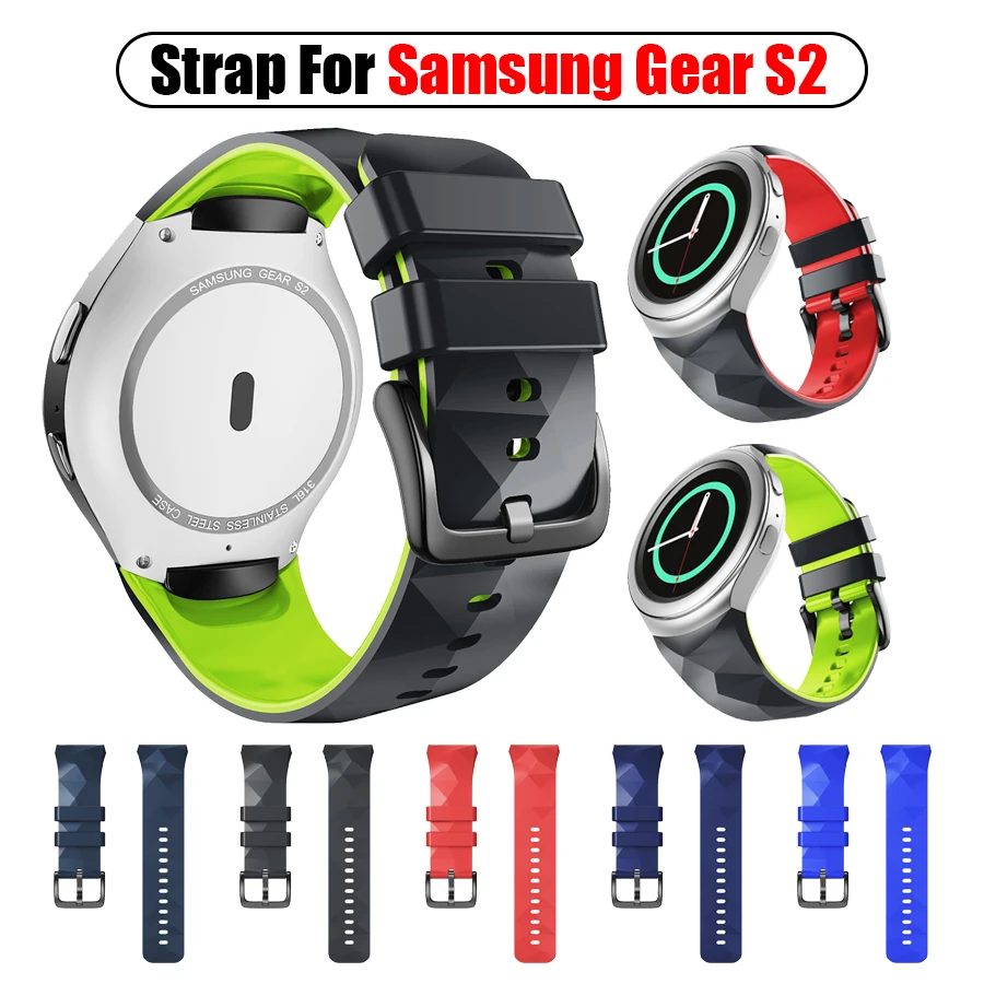

Straps for Samsung Galaxy Gear S2 R730 Band Fashion Soft Silicone Replacement Watchband Wrist Bracelet for SM-R720 Smart watch