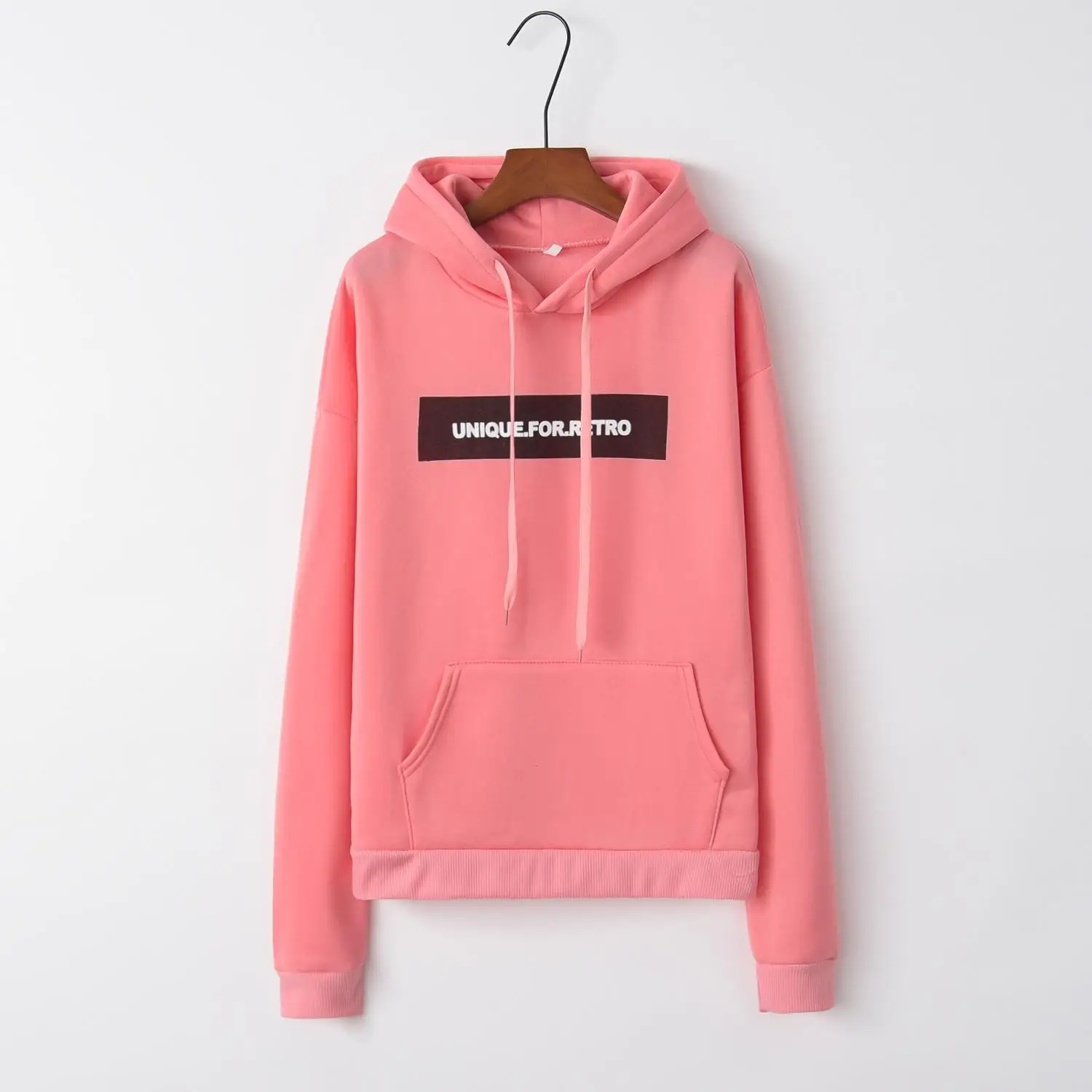 Толстовки Женская худи розовый и серый свитшот большого размера толстовки