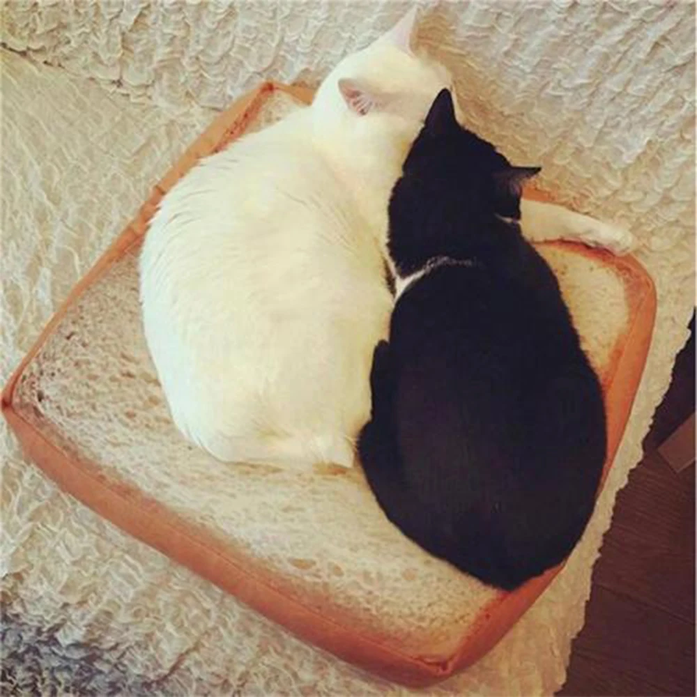 

Кошачья кровать для кошки, тостов, корзина, диван, кровать для собаки, хлопковый шезлонг для кошек, коврик для тостов, подушка для котят, това...