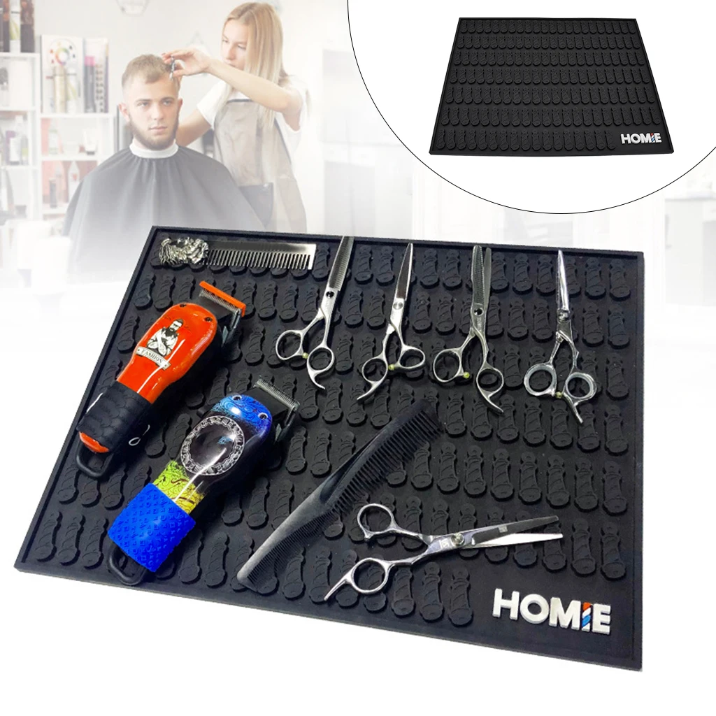 

Mat for Hair Styling Tools Station Tray for Hair Straightener Salon Use