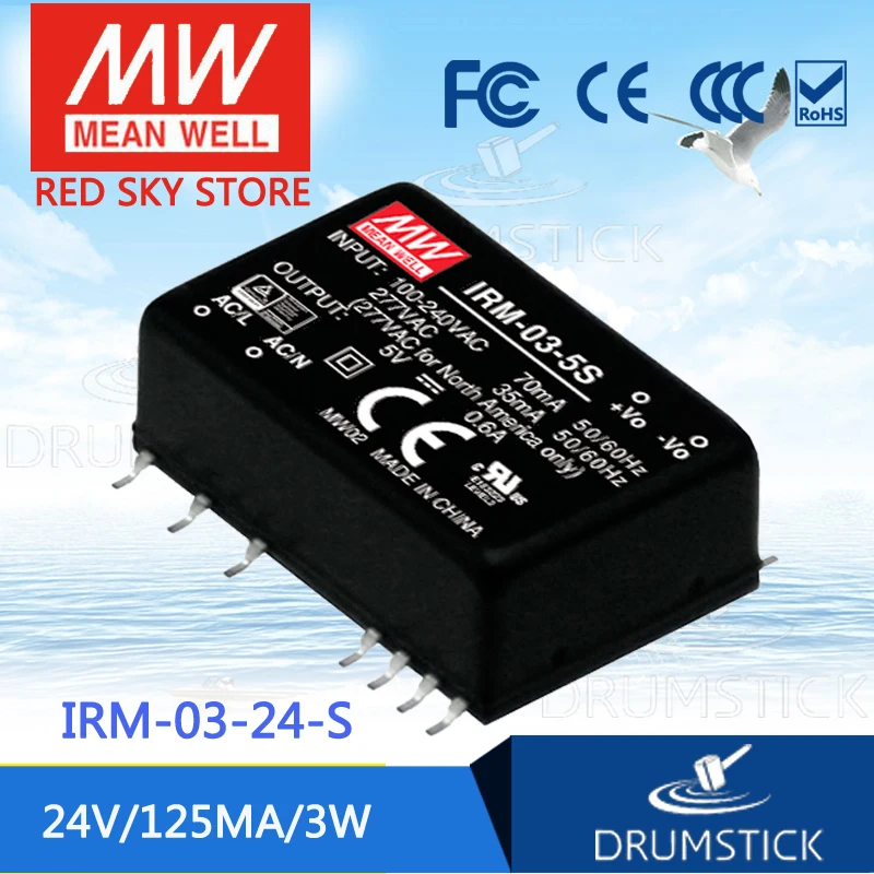Процветание означает хорошо что 3 Вт meanwell 3.3V0.9A 5V0.6A 9V0.333A 12V0.25A 15V0.2A 24V0.125A SMD