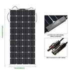 Солнечная панель солнечная батарея 18V 200W Гибкая солнечная панель 2 шт 100W semi Китай дешевый автомобильный аккумулятор зарядное устройство домашняя система Комплект