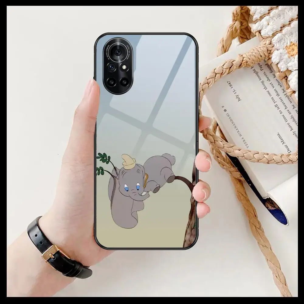 

Dumbo Clear Phone Case For Huawei Honor 20 10 9 8A 7 5T X Pro Lite 5G Black Etui Coque Hoesjes Comic Fash