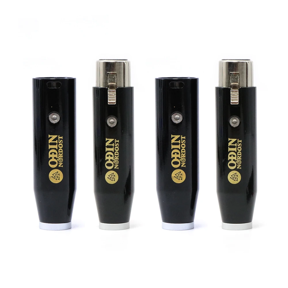 4 шт. YTER один XLR Сделано в Китае с серебряным покрытием сбалансированные штекеры