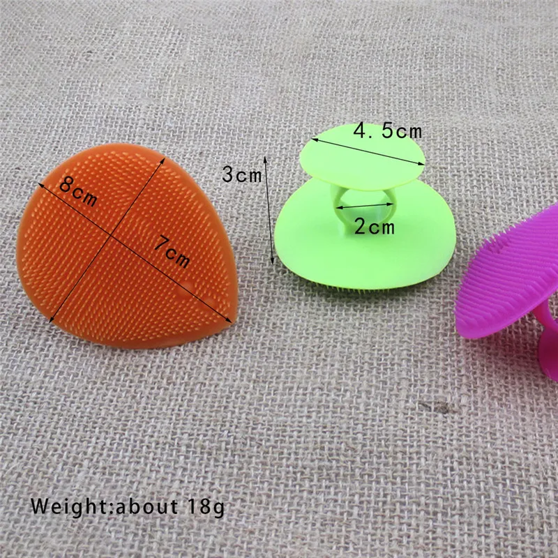 1 шт. Силиконовая накладка для мытья лица отшелушивающая щетка удаления угрей