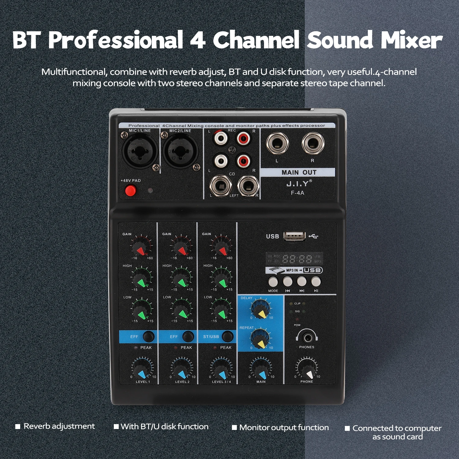 

BT 4- 4- USB