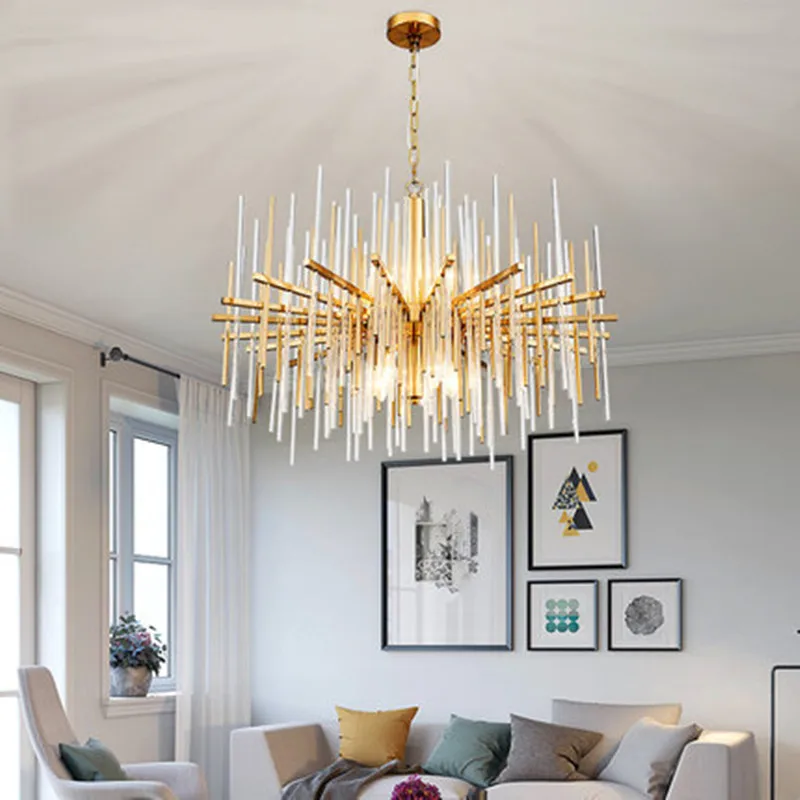 Lustra lampa современная хрустальная лампа люстра для гостиной лампы роскошные