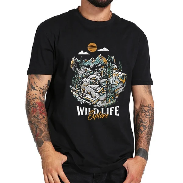 

wild of bear mountain Tee Shirt T Shirt For Men 2019 New Style T-Shirt