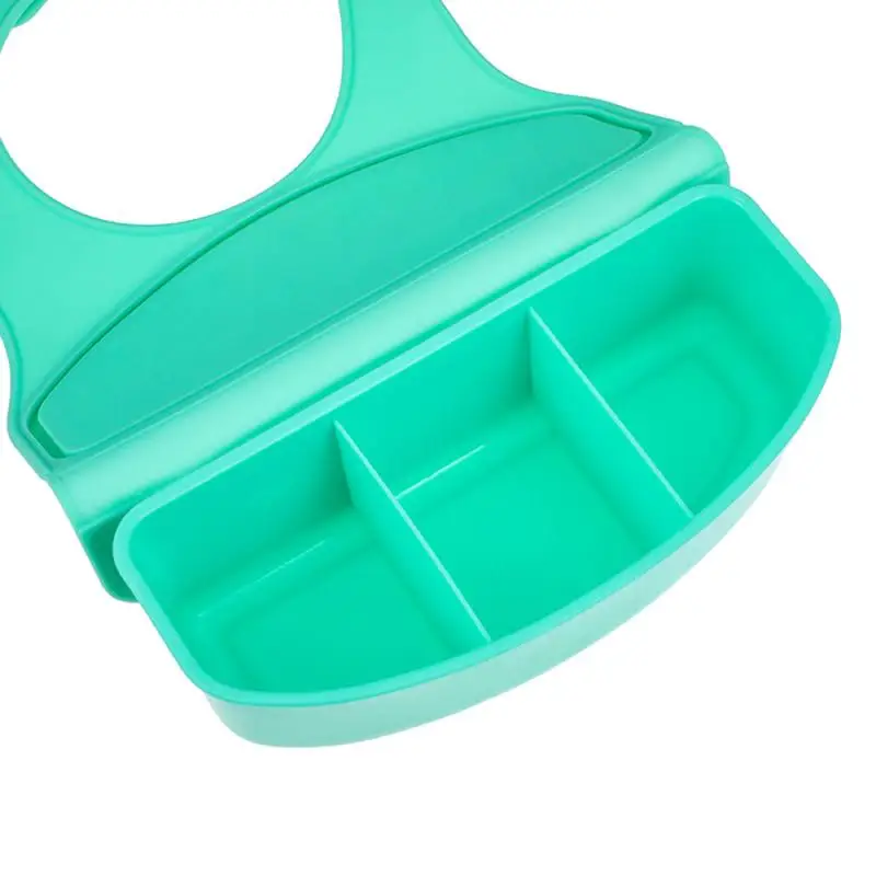 

New Baby Bib Adjustable Picture Waterproof Saliva Dripping Bibs Soft Edible Silicone Ssaliva Towel Rice Pocket Dropshipping