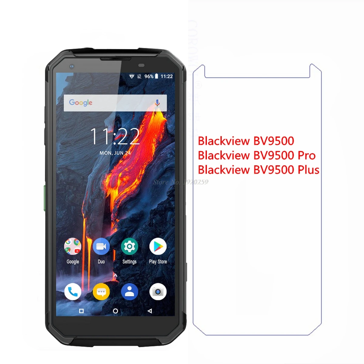 Blackview BV9500 Pro Tempered Glass 9H High Quality Protective Film Explosion-proof Screen Protector For Plus | Мобильные телефоны