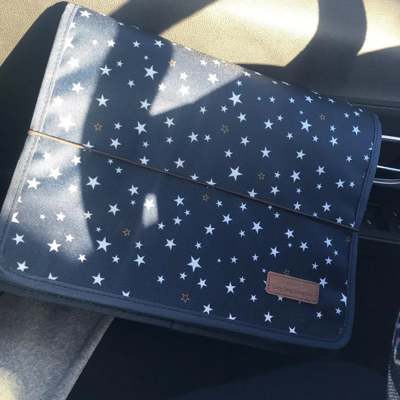 Симпатичная портативная расширяемая папка гармошка 12 карманов для файлов A4