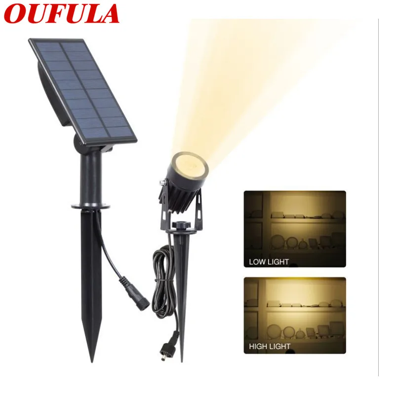 

OUTELA Solar Lawn Light Spotlight Outdoor Waterproof Garden Landscape Light LED Street Light