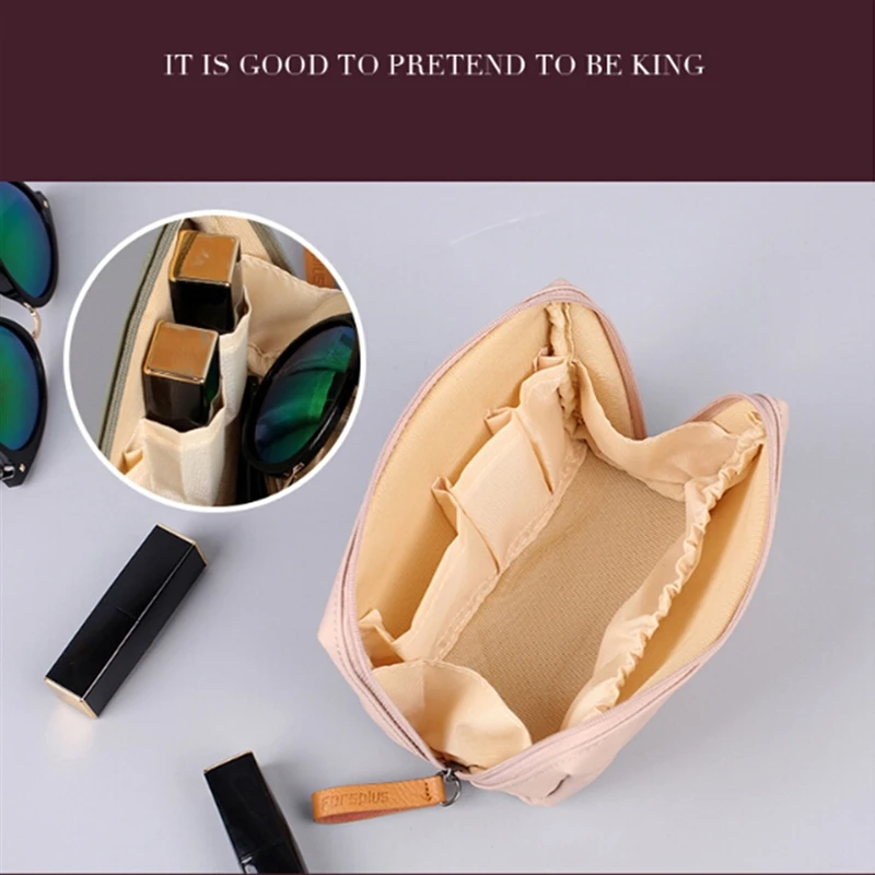 

1 Pc Korean Style Solid Cosmetic Bag Women Bow Tie Makeup Bag Waterproof Travel Neceser Wash Bag Case Bag Organizer