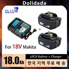 Аккумуляторная батарея BL1860 18 в 18000 мАч, литий-ионная батарея для Makita 18 в, батарея BL1840 BL1850 BL1830 BL1860B LXT 400
