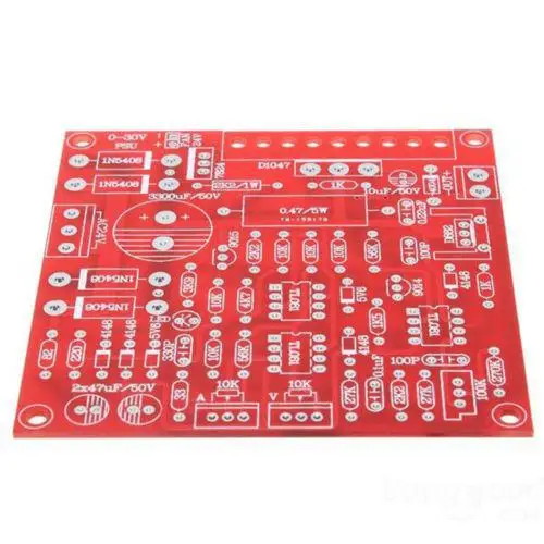 0-30V 2mA-3A Adjustable DC Regulated Power Supply DIY Kit Short Protection(Red Board) |
