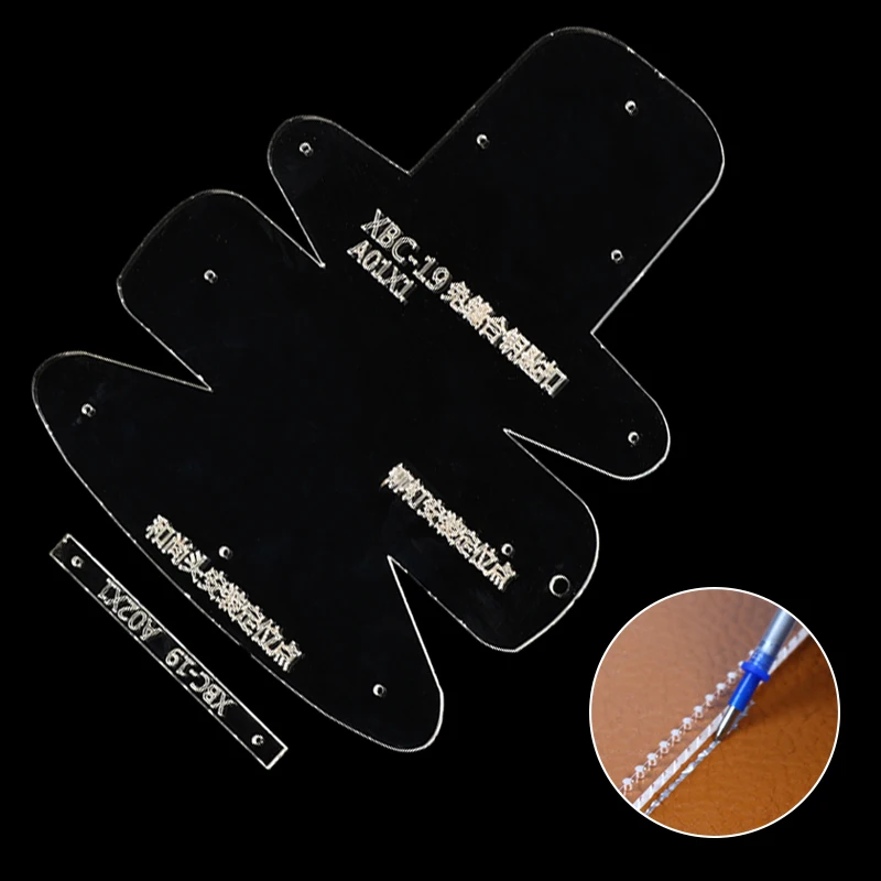 1 комплект новый прозрачный кошелек кожаное ремесло акриловый шаблон с узором