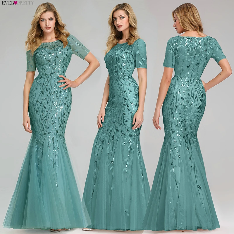 Robe De Soiree Ever красивые сексуальные вечерние платья Русалка Длинные блестящие драпировки, тюль, вечерние платья элегантные женские вечерние платья