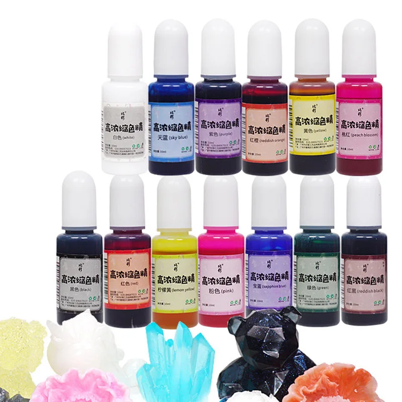 

10g Floral High Concentration Leakproof Design UV Resin Liquid Dye Coloring Epoxy Resin Pigment DIY Jewelry Making Craft