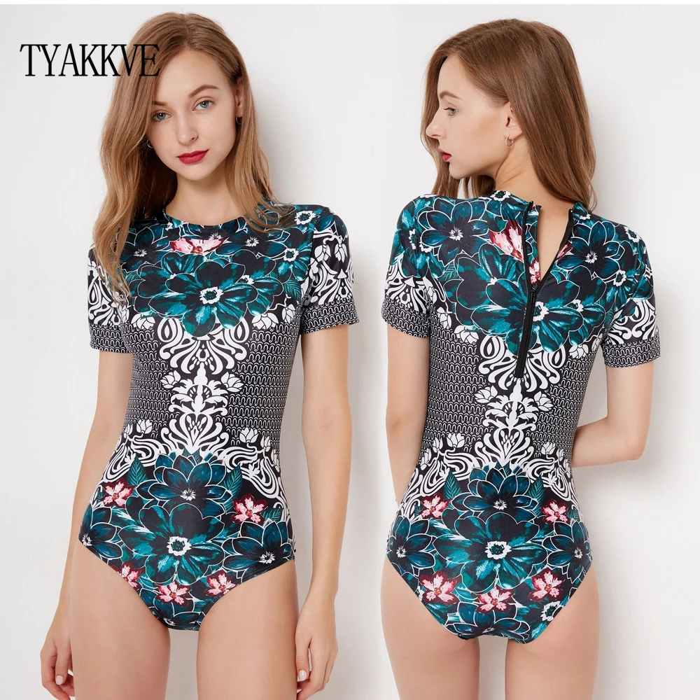 Купальник 2020 цветочный полосатый купальник цельный серфинг размера плюс пляжная