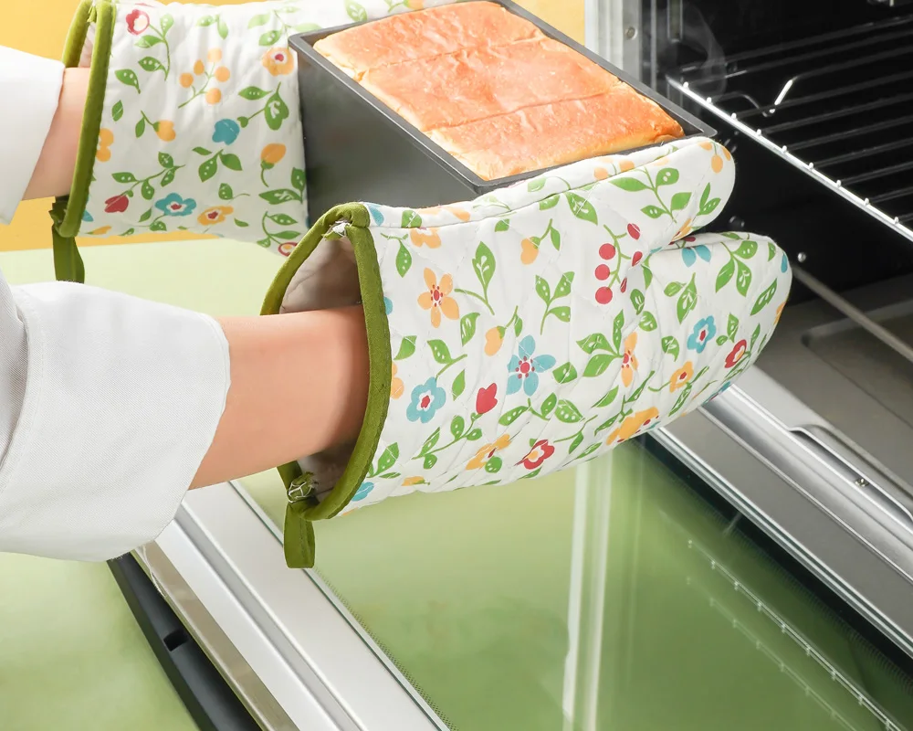 

Heat Insulation Gloves High-Temperature Resistance Anti-Scald Thickened Heat-Proof Oven Special Use Microwave Oven Baking Tool