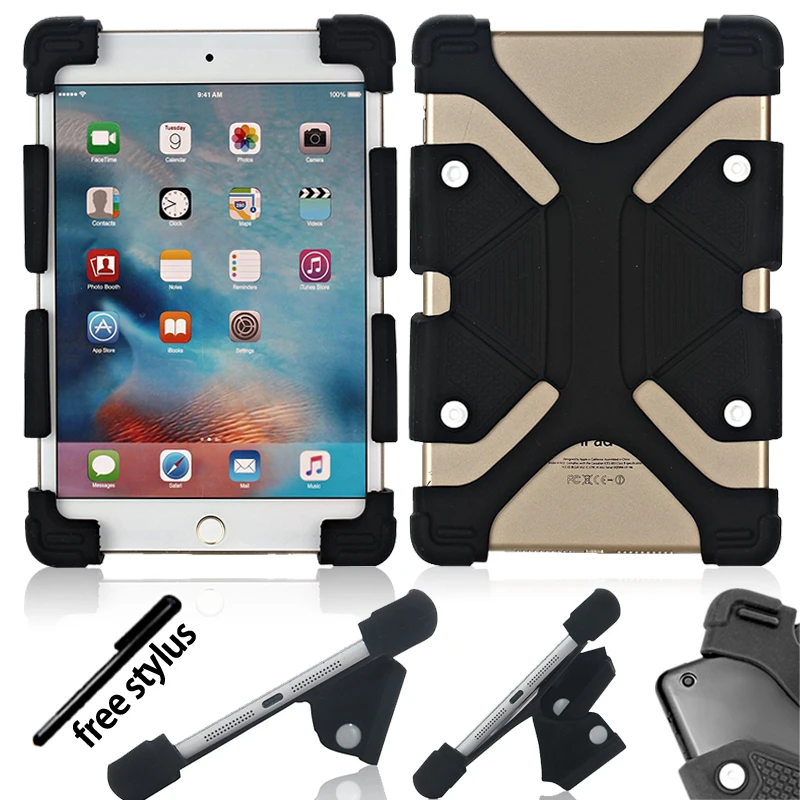 

Silicone Case for Apple IPad 2 3 4/5th 6th 7th 8th/Air 1 2 3 4/Pro 11 2018 2020 2021 Shockproof High Quality Tablet Case + Pen