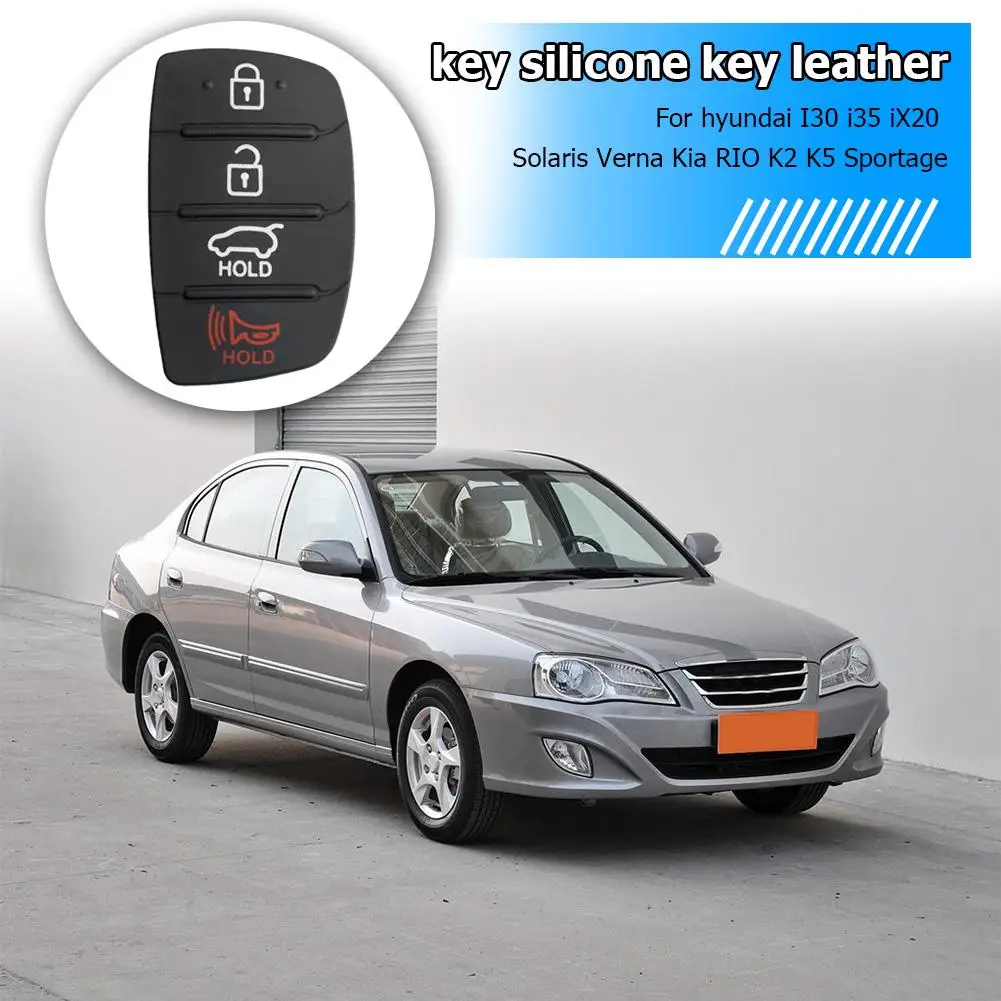 Car Key Shell Case 4 Buttons Flip Folding Remote Pad for Hyundai I30 i35 iX20 Solaris Verna Kia RIO K2 K5 Sportage | Автомобили и