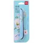 Deli портативные ножницы, легко носить с собой, мини креативные ножницы, настольные ножницы из нержавеющей стали для художественной печати