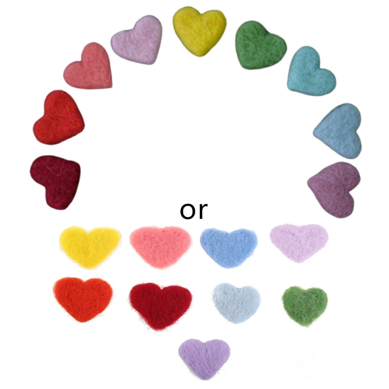 

Dropshipping 5/6/9 Pcs DIY Handmade Baby Felt Love Heart Stars Ornaments Home Party Decorations Newborn Photography Props Infant