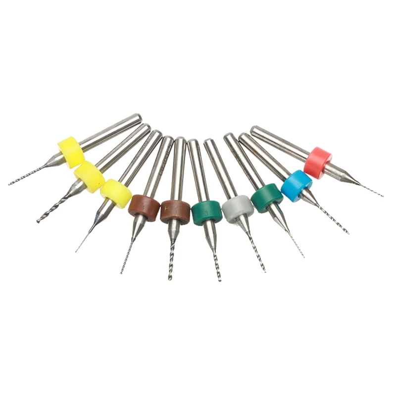 0.3-1.2mm Tungsten Steel Carbide Drill Bit Set For Watch Repair Circuit Board Tungsten Watchmaker Repair Tool