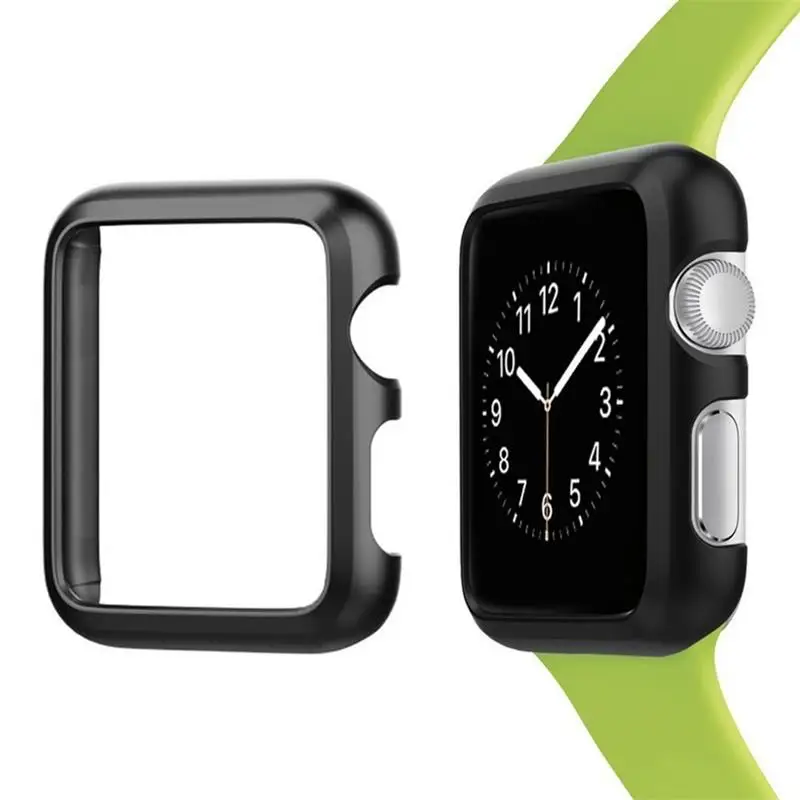 Металлическая крышка чехол для apple watch серии 6 se 5 4 3) 44 мм 40 42 38 версия алюминиевая