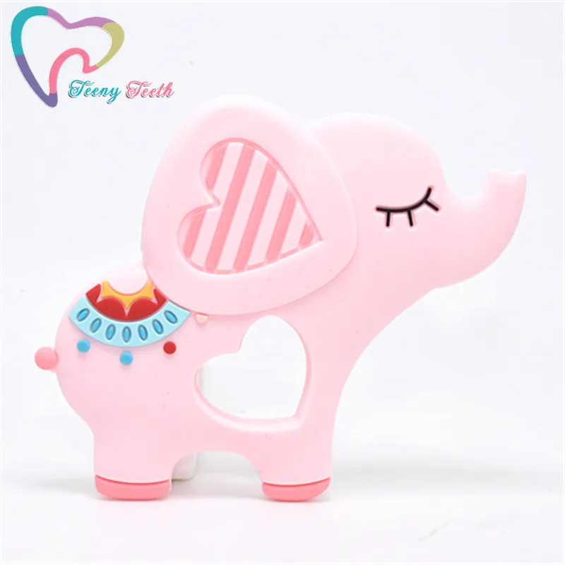 5 шт. Силиконовые Прорезыватели для зубов в виде слона | Украшения и аксессуары