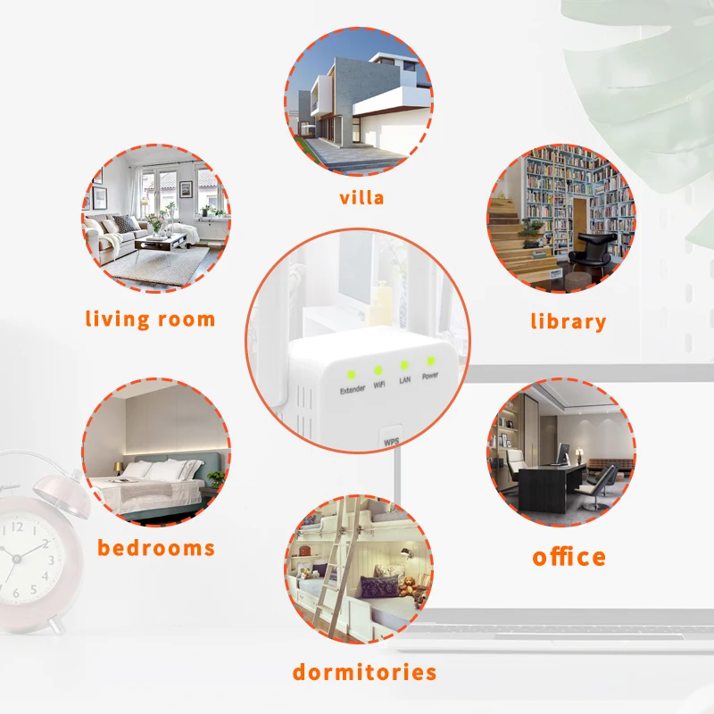 Усилитель Wi-Fi-сигнала 300 Мбит/с | Компьютеры и офис