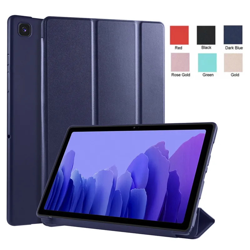 

Tablet Case for Samsung Galaxy Tab A7 10.4 2020 T500 T505 SM-T500 T507 Ultra Slim Folding Smart Cover Funda Cases+Stylus