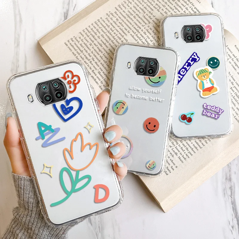 

Poco M3 Pro Case For Xiaomi Redmi 9T Case On Xiaomi Mi 11 Lite 10T 9T Mi Note 10 Redmi 9A 9C Poco F3 X3 Pro NFC Clear Soft Cover