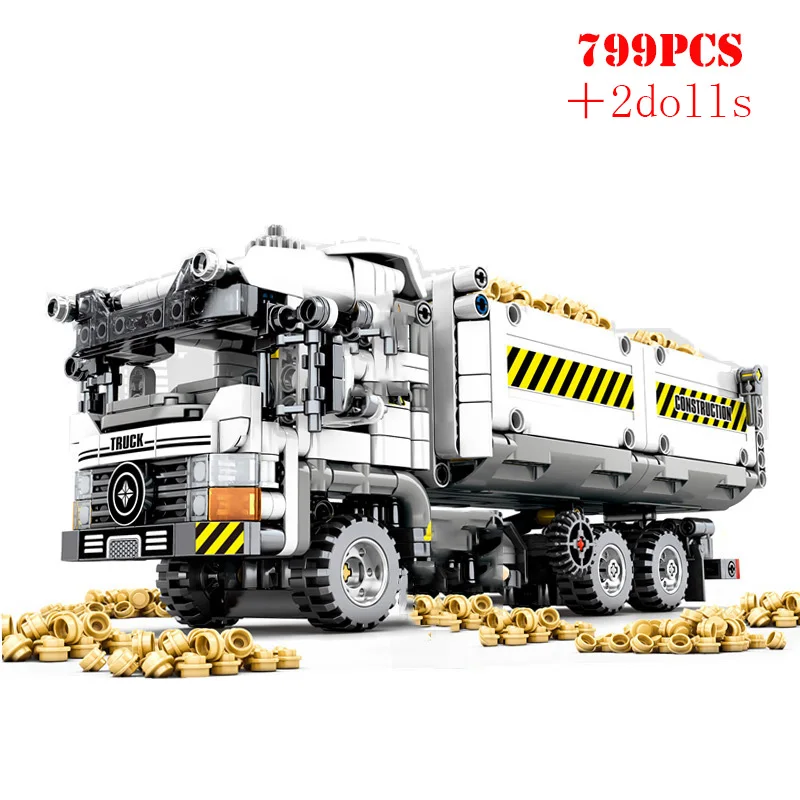 Technic Engineering грузовик экскаватор бульдозер трактор кран строительные блоки