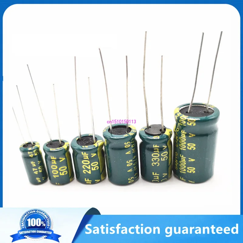 

20-500pcs 6.3v 10v 16v 25v 35v 50v 63v 250uf 400v 2.2uf 4.7uf 6.8uf 33uf 47uf 100ufhigh frequency aluminum electrolytic capacito