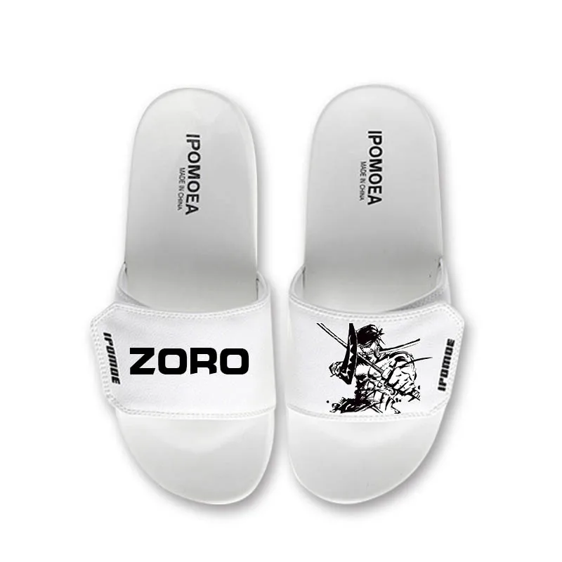 Аниме шлепанцы унисекс слитные/Луффи тапочки для косплея летние мягкие