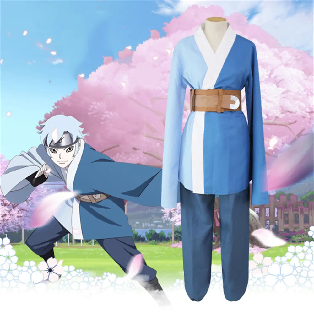Аниме Boruto Naruto костюмы для косплея нового поколения карнавальный костюм Mitsuki