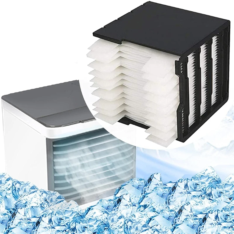 

30pcs Filter Element Fan Replacement Parts For Air Cooler Portable Mini Air Humidifier USB Refrigeration Air Conditioner
