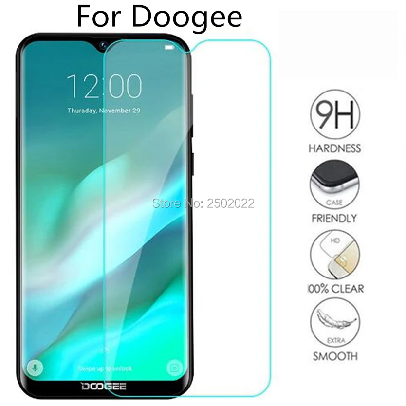 Закаленное стекло Для Doogee N20 9H полноэкранная защитная Пленка стеклянная пленка |