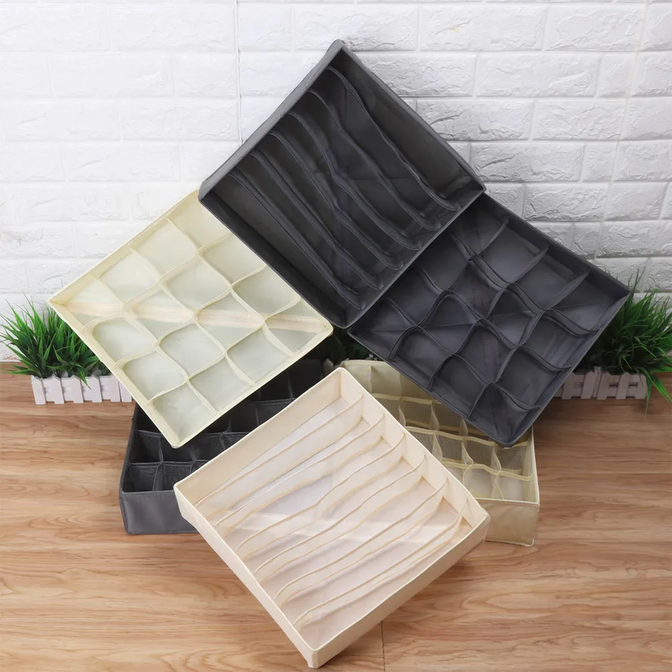 Ящик для хранения коробка классификации ящик нижнего белья носков из ткани