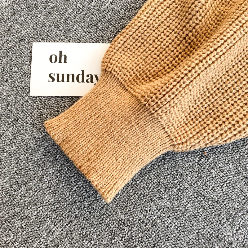 Модный свитер с открытыми плечами и узлом Женский Стильный вязаный пуловер